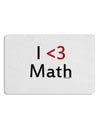 I Heart Math Placemat by TooLoud Set of 4 Placemats-Placemat-TooLoud-White-Davson Sales