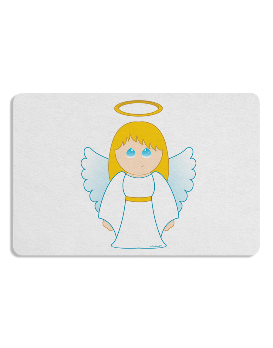 Cute Christmas Angel Girl 12 x 18 Placemat Set of 4 Placemats-Placemat-TooLoud-White-Davson Sales