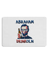 Abraham Drinkoln with Text Placemat Set of 4 Placemats-Placemat-TooLoud-White-Davson Sales