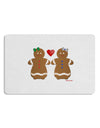 Gingerbread Woman Couple 12 x 18 Placemat by TooLoud Set of 4 Placemats-Placemat-TooLoud-White-Davson Sales