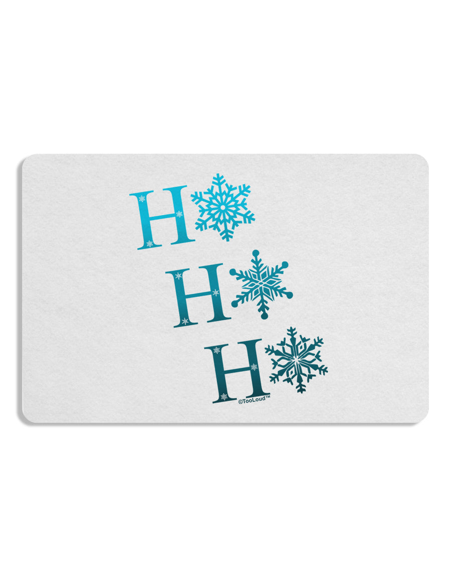 Ho Ho Ho Snowflakes Placemat Set of 4 Placemats-Placemat-TooLoud-White-Davson Sales