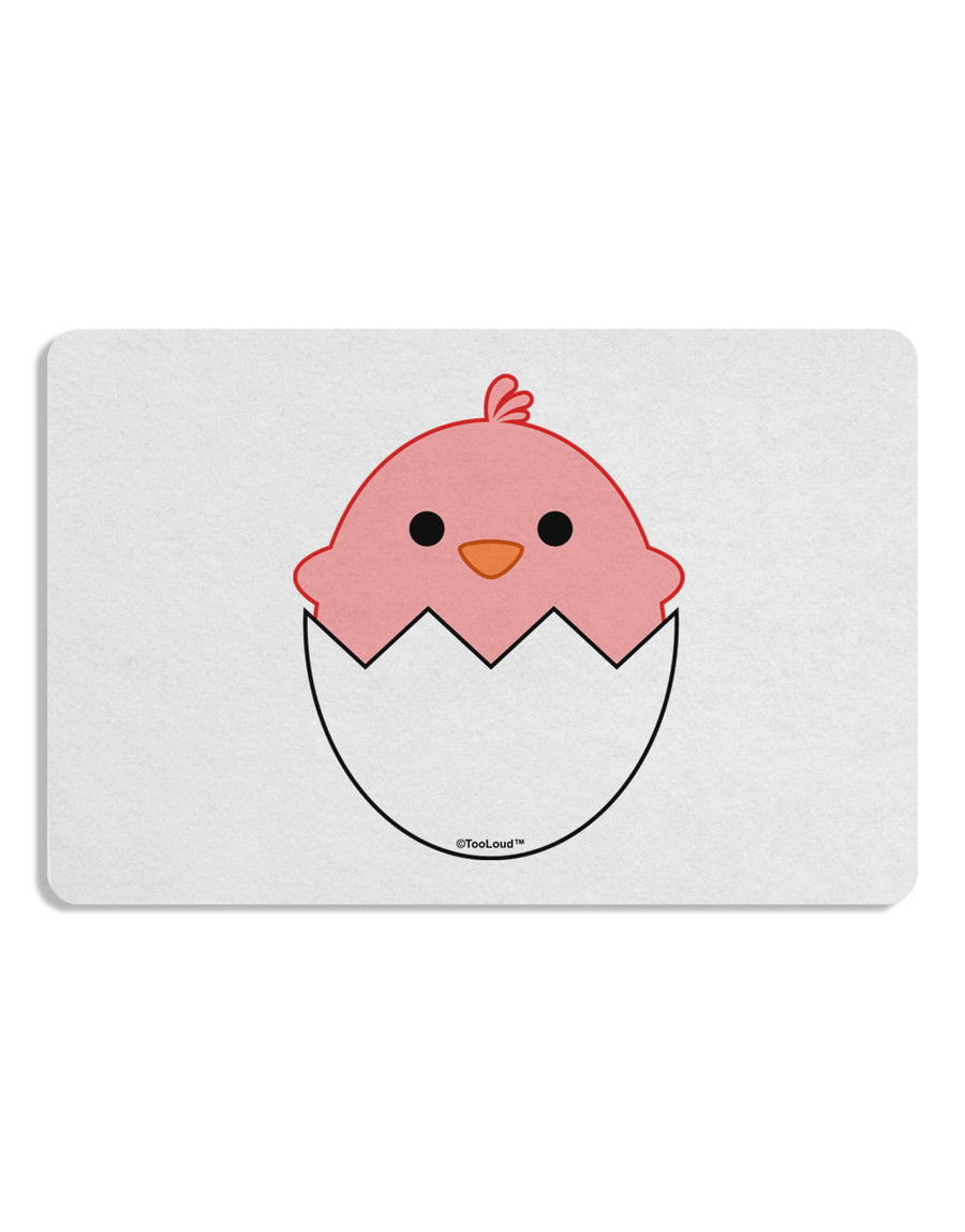 Cute Hatching Chick - Pink Placemat by TooLoud Set of 4 Placemats-Placemat-TooLoud-White-Davson Sales