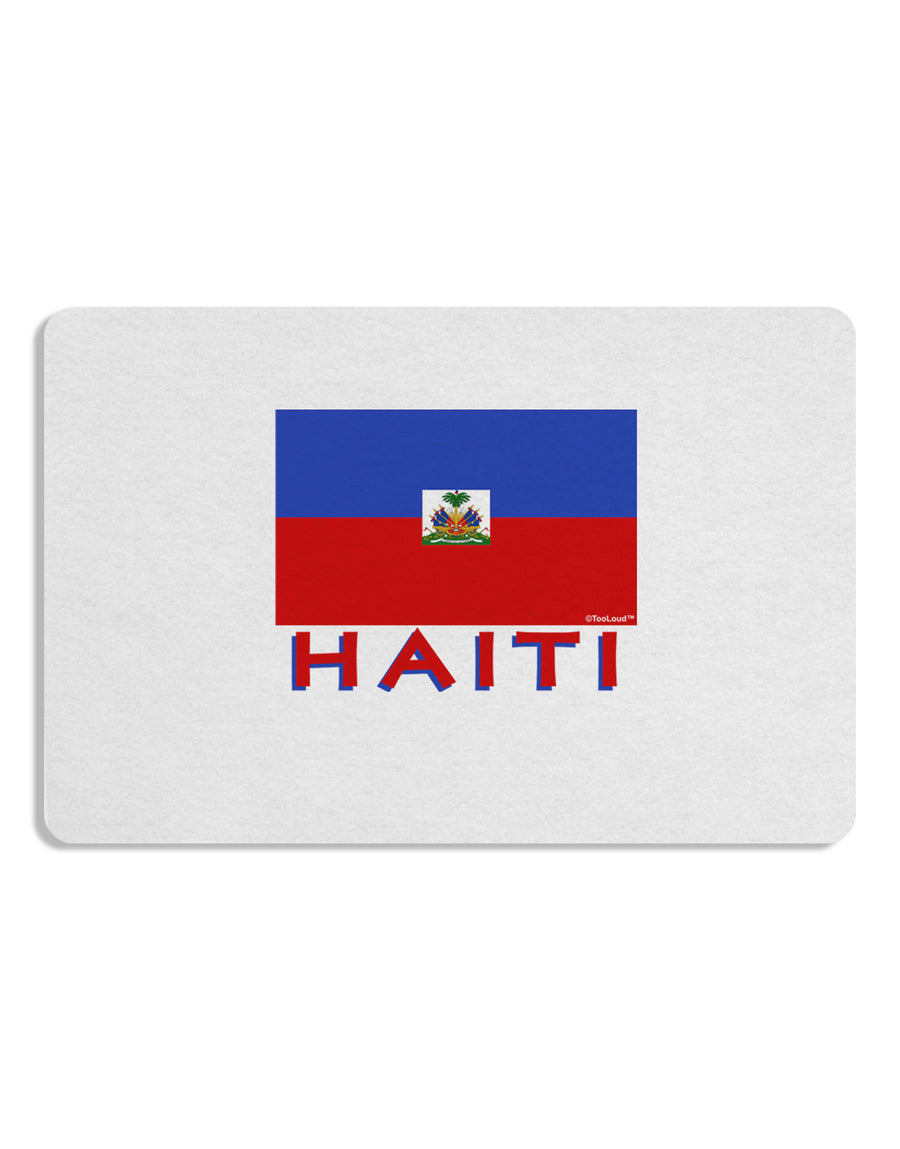 Haiti Flag Placemat by TooLoud Set of 4 Placemats-Placemat-TooLoud-White-Davson Sales