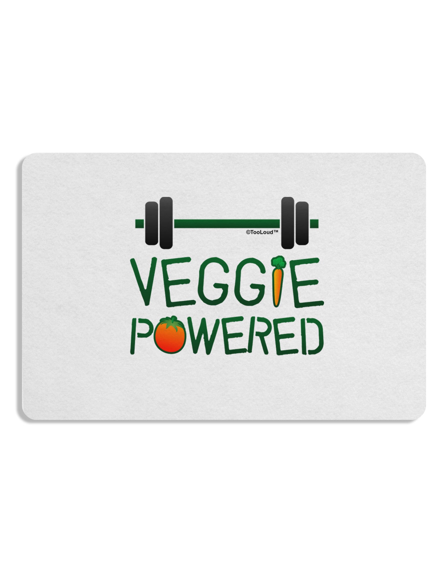 Veggie Powered Placemat Set of 4 Placemats-Placemat-TooLoud-White-Davson Sales