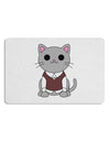 Cute Sweater Vest Cat Design 12 x 18 Placemat by TooLoud Set of 4 Placemats-Placemat-TooLoud-White-Davson Sales