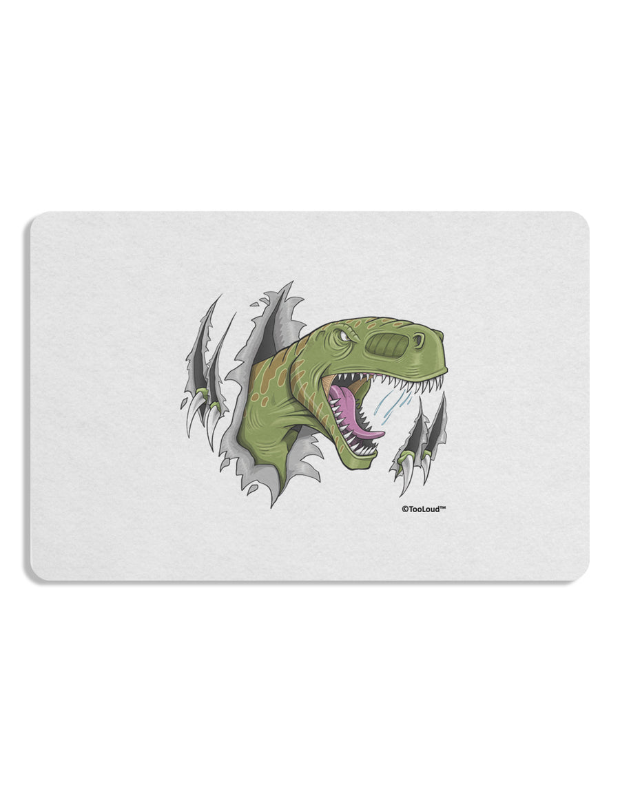 Green Dinosaur Breaking Free Placemat by TooLoud Set of 4 Placemats-Placemat-TooLoud-White-Davson Sales