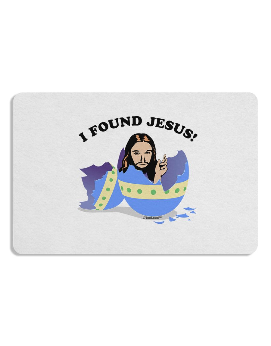 I Found Jesus - Easter Egg Placemat Set of 4 Placemats-Placemat-TooLoud-White-Davson Sales