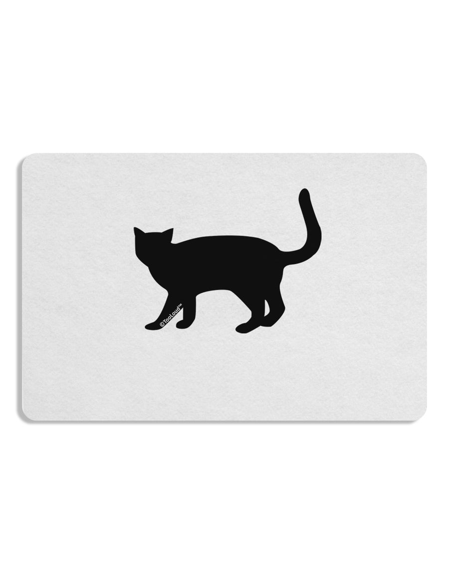 Cat Silhouette Design Placemat by TooLoud Set of 4 Placemats-Placemat-TooLoud-White-Davson Sales