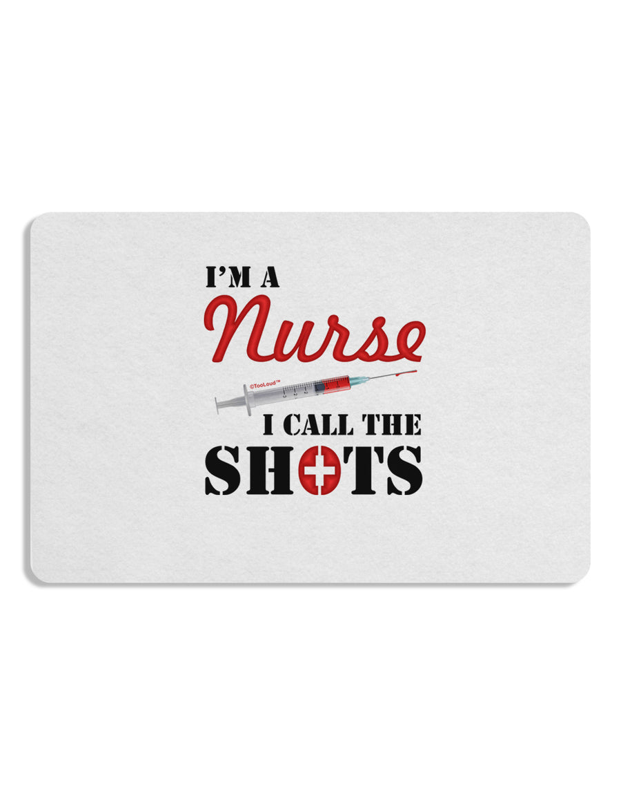 Nurse - Call The Shots Placemat Set of 4 Placemats-Placemat-TooLoud-White-Davson Sales