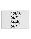 Suns Out Guns Out Placemat Set of 4 Placemats-Placemat-TooLoud-White-Davson Sales