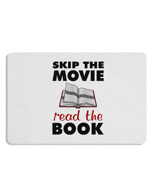 Skip The Movie Read The Book Placemat Set of 4 Placemats-Placemat-TooLoud-White-Davson Sales