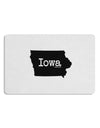 Iowa - United States Shape Placemat Set of 4 Placemats-Placemat-TooLoud-White-Davson Sales