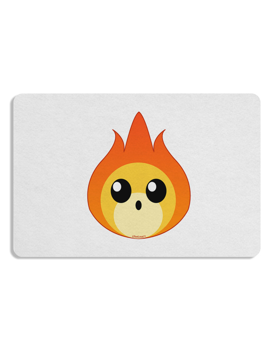 Cute Fireball Design 12 x 18 Placemat Set of 4 Placemats-Placemat-TooLoud-White-Davson Sales