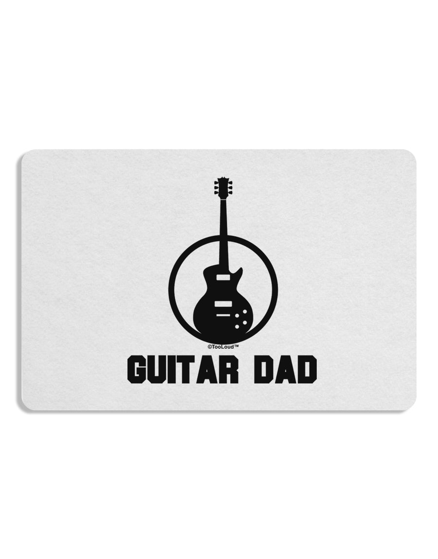 Guitar Dad Placemat by TooLoud Set of 4 Placemats-Placemat-TooLoud-White-Davson Sales