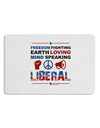 Freedom Fighting Liberal Placemat Set of 4 Placemats-Placemat-TooLoud-White-Davson Sales