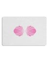 Easy Mermaid Costume Pink Shells - Halloween 12 x 18 Placemat Set of 4 Placemats-Placemat-TooLoud-White-Davson Sales