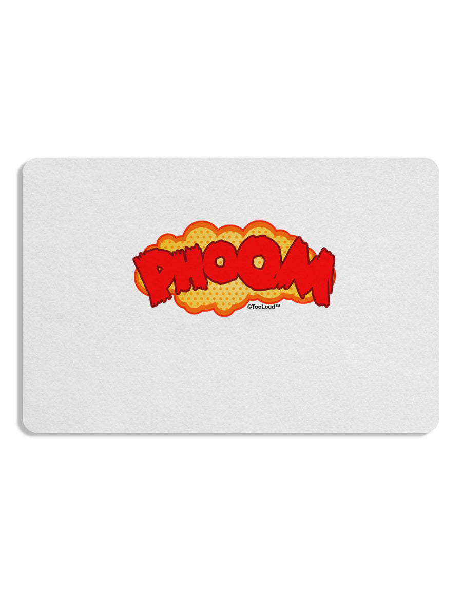 Onomatopoeia PHOOM Placemat Set of 4 Placemats-Placemat-TooLoud-White-Davson Sales