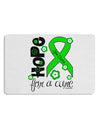 Hope for a Cure - Lime Green Ribbon Lyme Disease - Flowers Placemat Set of 4 Placemats-Placemat-TooLoud-White-Davson Sales