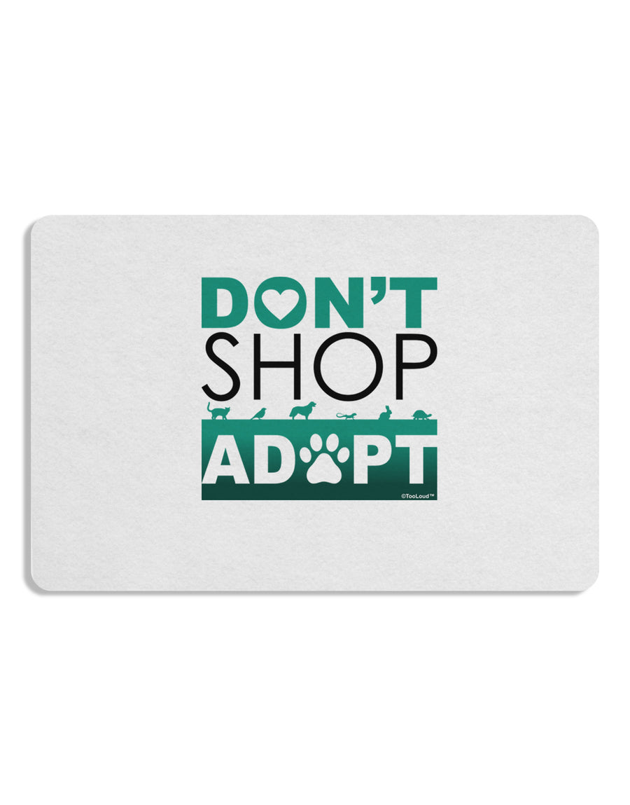 Don't Shop Adopt Placemat Set of 4 Placemats-Placemat-TooLoud-White-Davson Sales