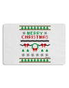 Merry Christmas Ugly Christmas Sweater Placemat Set of 4 Placemats-Placemat-TooLoud-White-Davson Sales