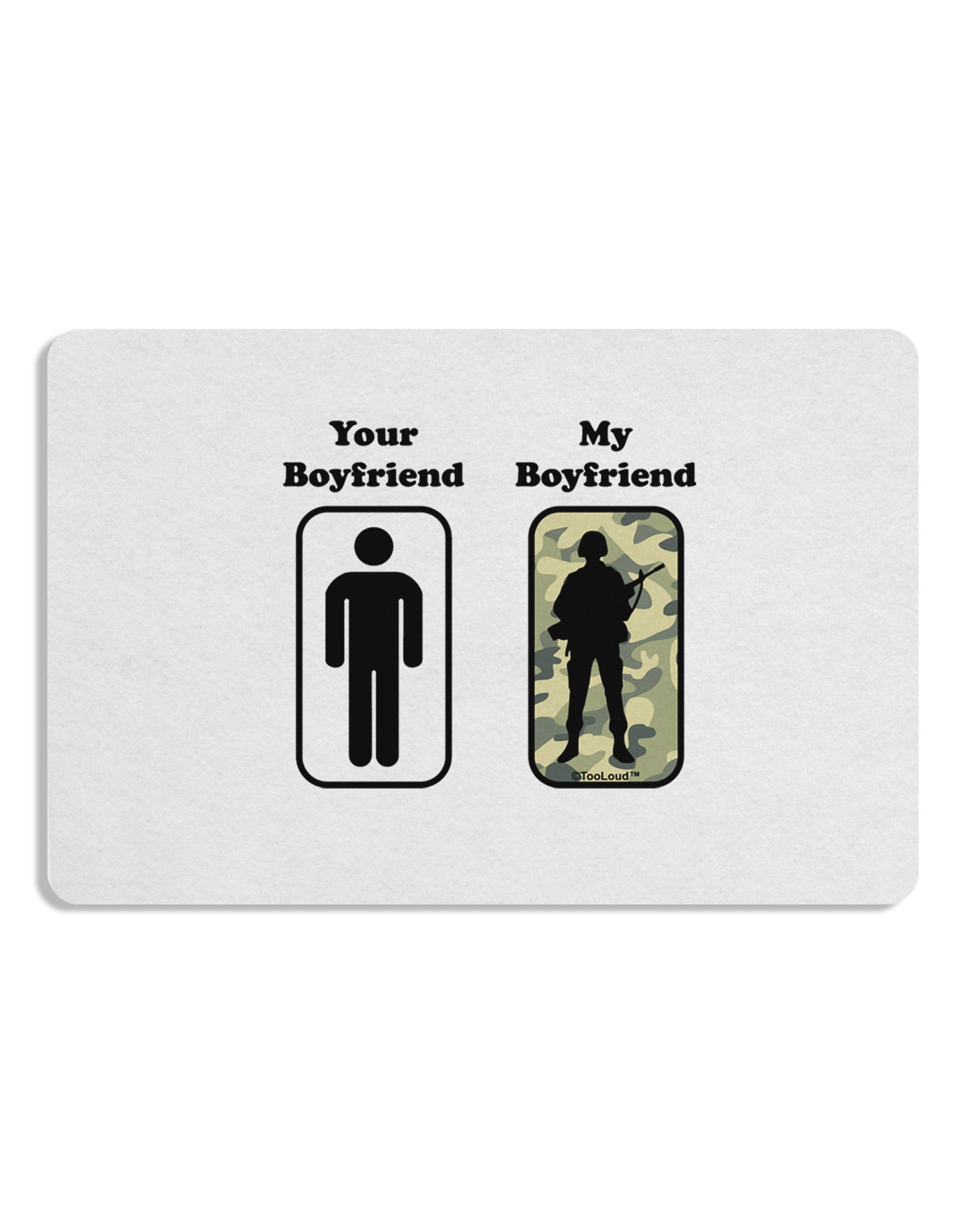 Your Boyfriend My Boyfriend Placemat by TooLoud Set of 4 Placemats-Placemat-TooLoud-White-Davson Sales