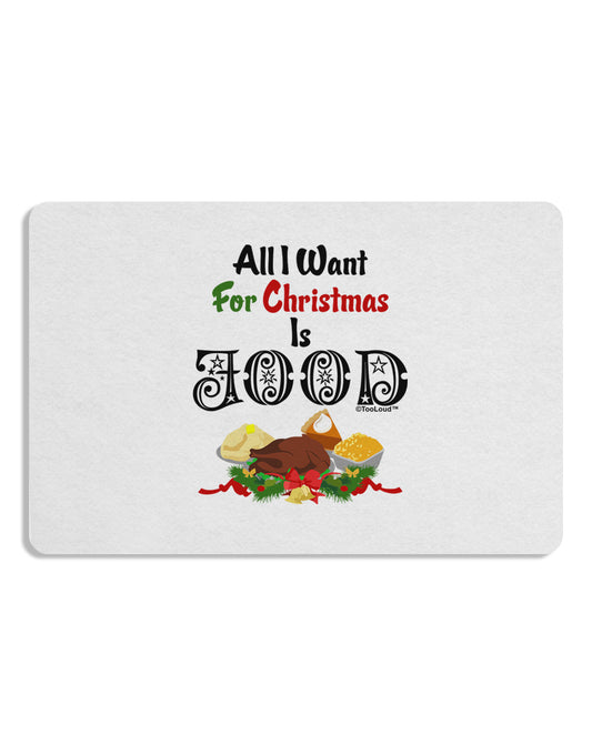 All I Want Is Food Placemat Set of 4 Placemats-Placemat-TooLoud-White-Davson Sales