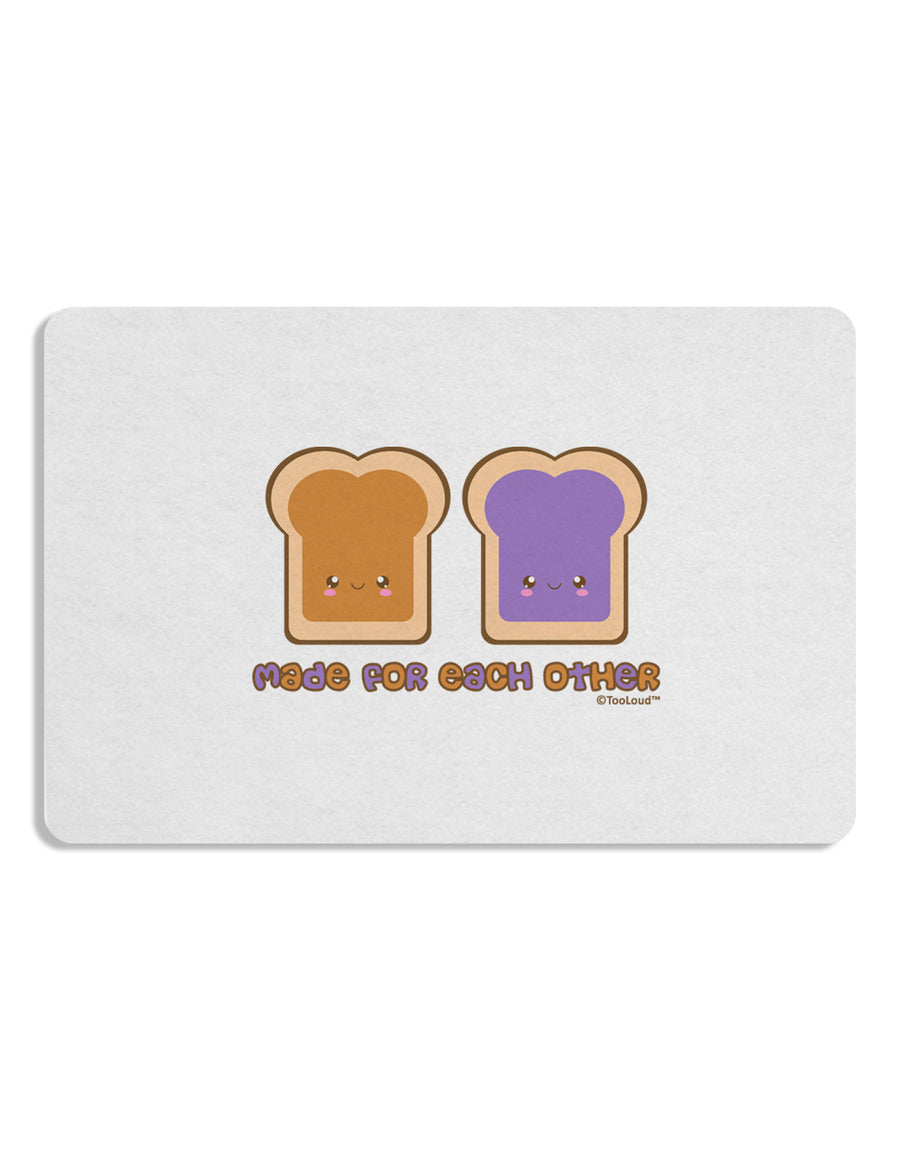 Cute PB and J Design - Made for Each Other Placemat by TooLoud Set of 4 Placemats-Placemat-TooLoud-White-Davson Sales