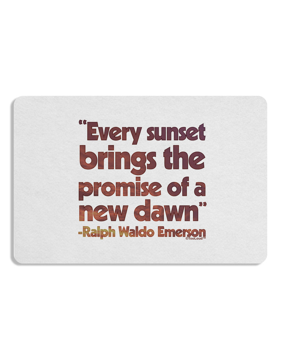 Emerson Sunset Quote Placemat Set of 4 Placemats-Placemat-TooLoud-Davson Sales