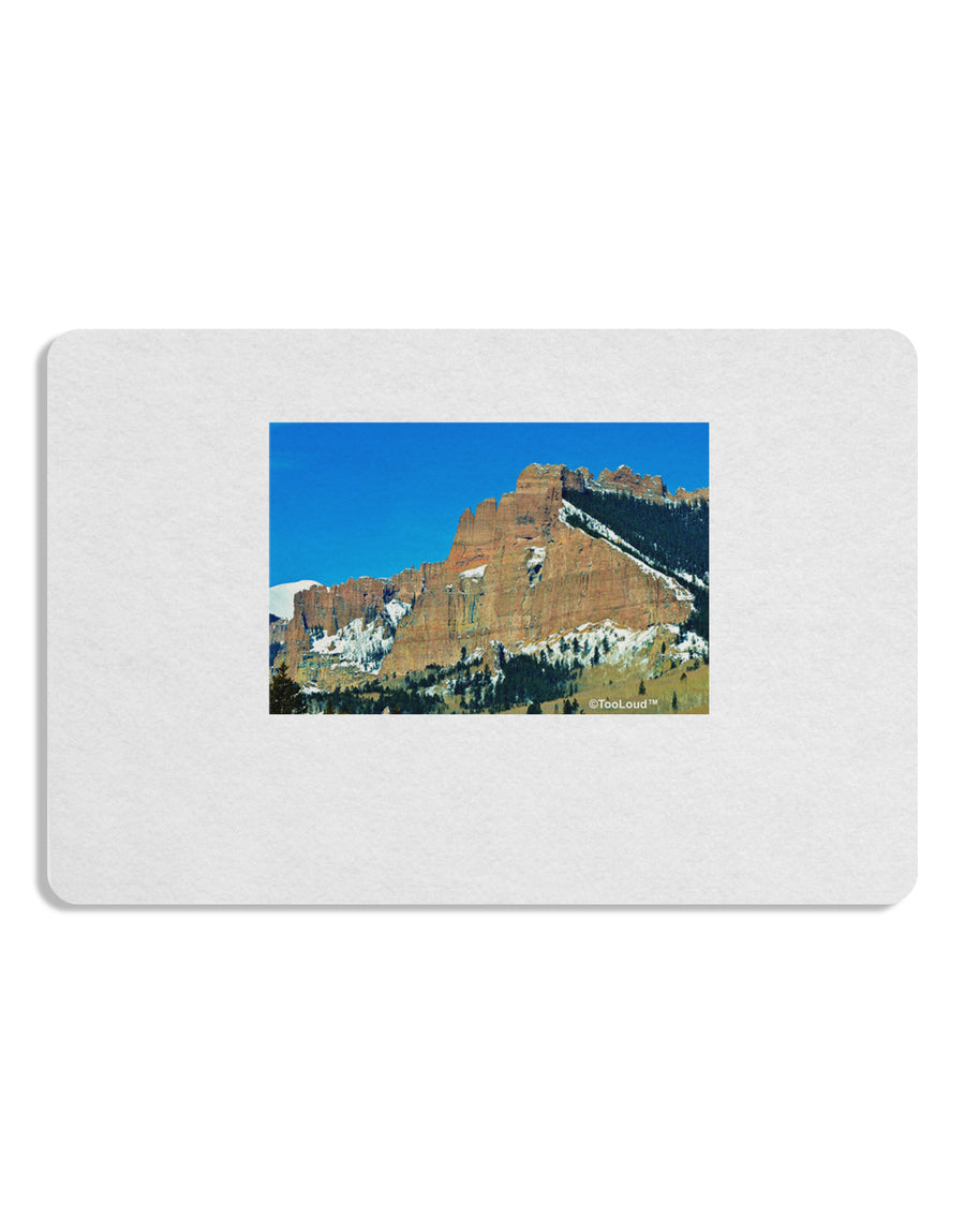 Colorado Snowy Mountains Placemat Set of 4 Placemats-Placemat-TooLoud-White-Davson Sales