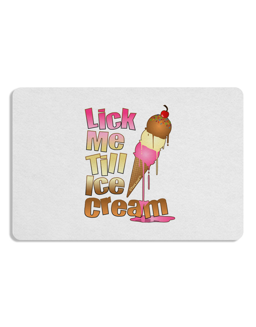 Lick Me Till Ice Cream Placemat Set of 4 Placemats-Placemat-TooLoud-White-Davson Sales