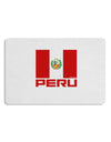 Peru Flag Placemat Set of 4 Placemats-Placemat-TooLoud-White-Davson Sales