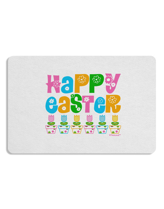Happy Easter - Tulips Placemat by TooLoud Set of 4 Placemats-Placemat-TooLoud-White-Davson Sales