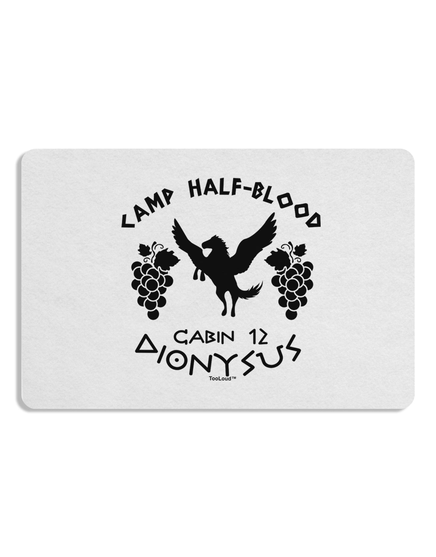 Camp Half Blood Cabin 12 Dionysus Placemat by TooLoud Set of 4 Placemats-Placemat-TooLoud-White-Davson Sales