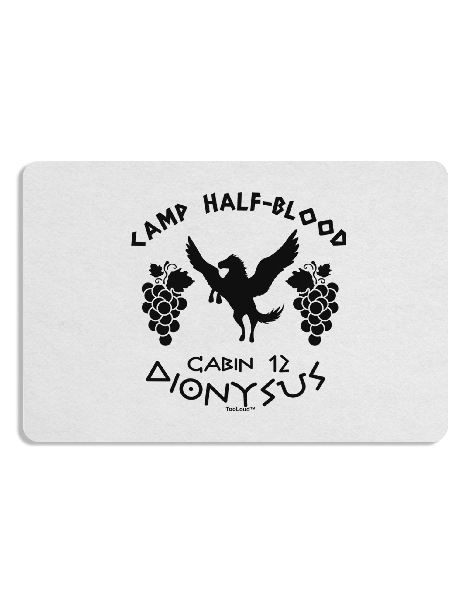Camp Half Blood Cabin 12 Dionysus Placemat by TooLoud Set of 4 Placemats-Placemat-TooLoud-White-Davson Sales