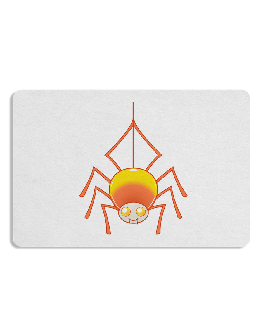 Cute Candy Corn Spider - Halloween 12 x 18 Placemat Set of 4 Placemats-Placemat-TooLoud-White-Davson Sales