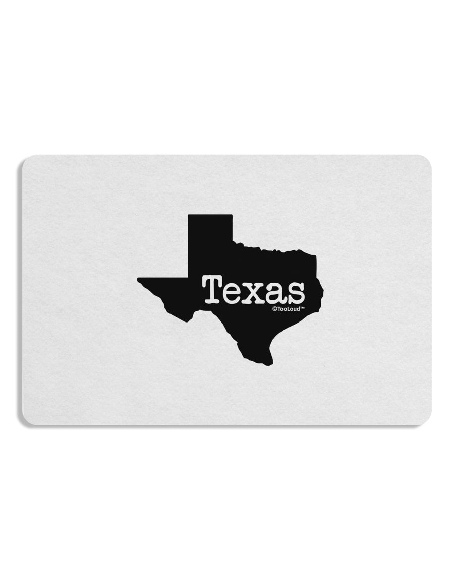 Texas - United States Shape Placemat by TooLoud Set of 4 Placemats-Placemat-TooLoud-White-Davson Sales