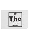420 Element THC Funny Stoner Placemat by TooLoud Set of 4 Placemats-Placemat-TooLoud-White-Davson Sales