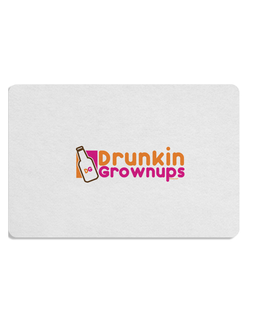 Drunken Grown ups Funny Drinking Placemat by TooLoud Set of 4 Placemats-Placemat-TooLoud-White-Davson Sales