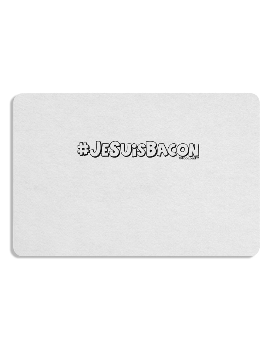 Hashtag JeSuisBacon Deco Placemat Set of 4 Placemats-Placemat-TooLoud-White-Davson Sales