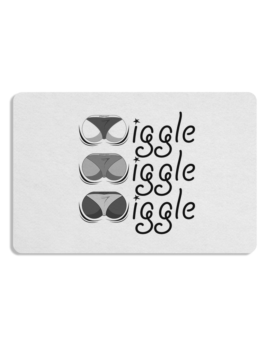 Wiggle Wiggle Wiggle - Twerk 12 x 18 Placemat Set of 4 Placemats-Placemat-TooLoud-White-Davson Sales