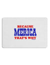 Because Merica That's Why Placemat Set of 4 Placemats-Placemat-TooLoud-White-Davson Sales