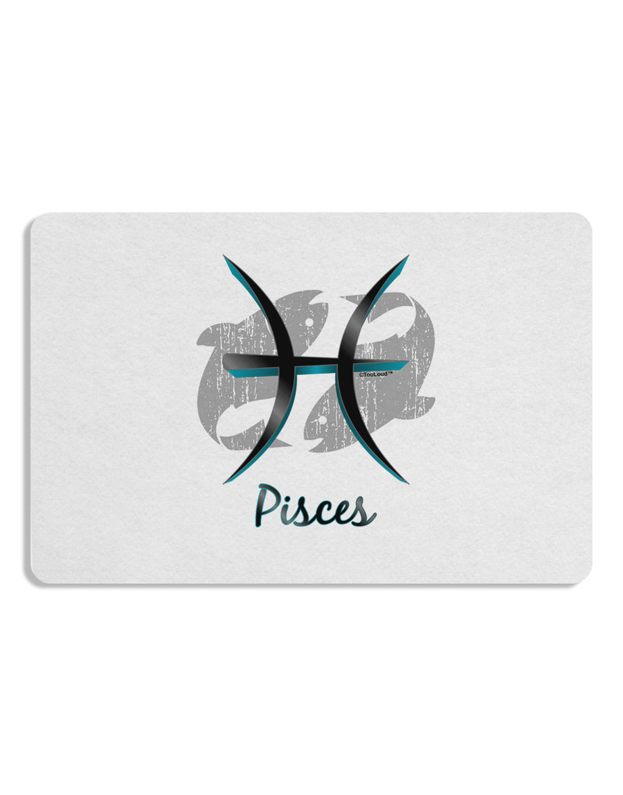 Pisces Symbol Placemat Set of 4 Placemats-Placemat-TooLoud-White-Davson Sales