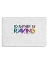 I'd Rather Be Raving Placemat Set of 4 Placemats-Placemat-TooLoud-White-Davson Sales