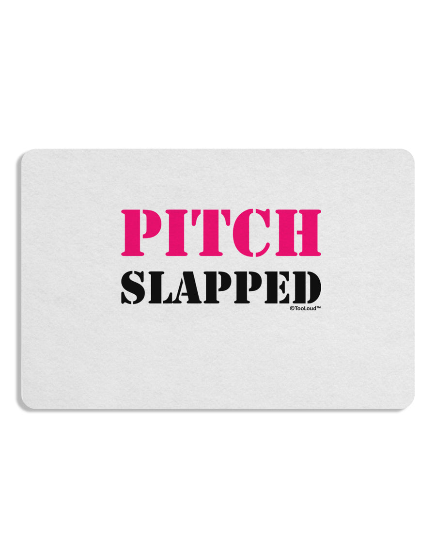 Pitch Slapped - Pink Placemat Set of 4 Placemats-Placemat-TooLoud-White-Davson Sales