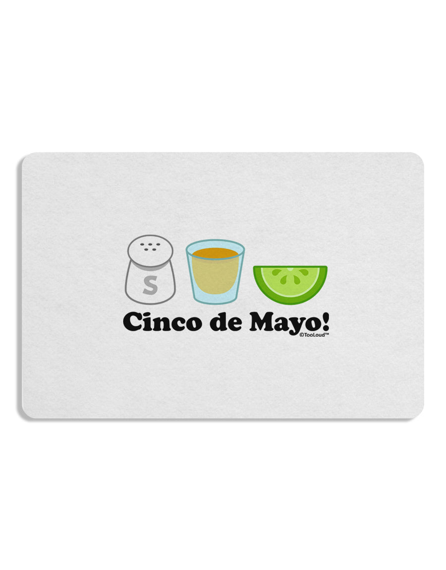 Cinco de Mayo Design - Salt Tequila Lime Placemat by TooLoud Set of 4 Placemats-Placemat-TooLoud-White-Davson Sales