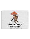 Cat with Pink Sombrero - Happy Cinco de Meow Placemat by TooLoud Set of 4 Placemats-Placemat-TooLoud-White-Davson Sales