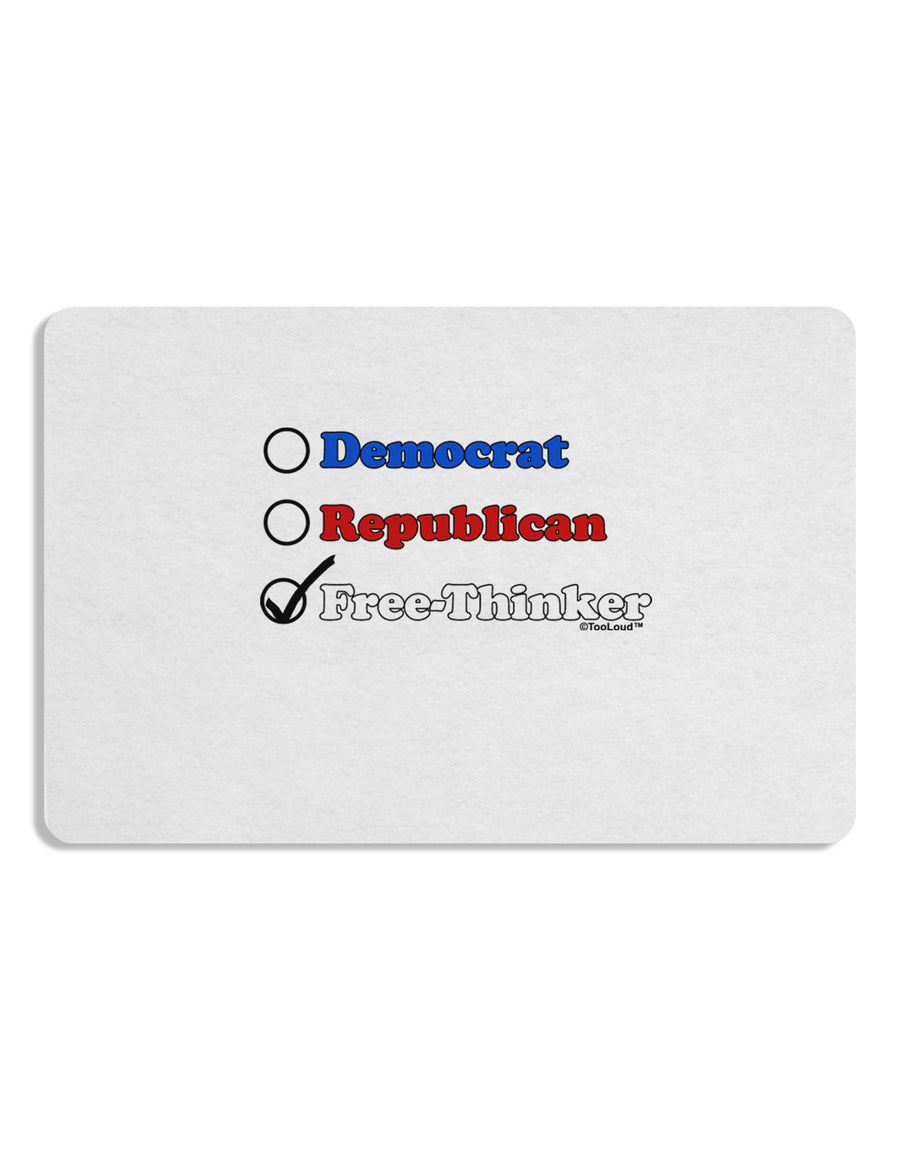 Free Thinker Checklist Placemat Set of 4 Placemats-Placemat-TooLoud-White-Davson Sales