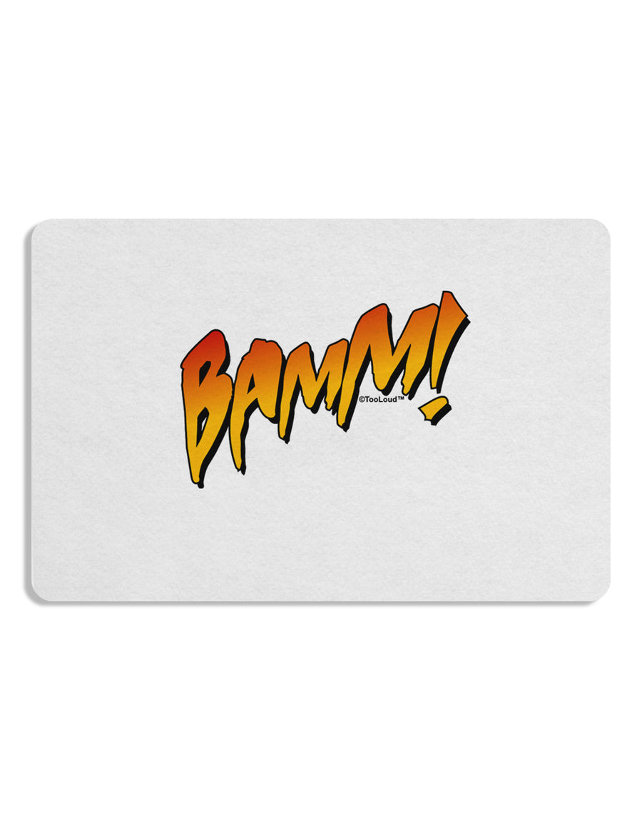 Onomatopoeia BAMM Placemat Set of 4 Placemats-Placemat-TooLoud-White-Davson Sales