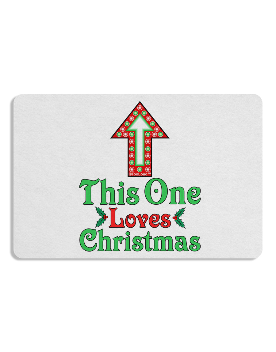 This Guy Loves Christmas Cute 12 x 18 Placemat Set of 4 Placemats-Placemat-TooLoud-White-Davson Sales