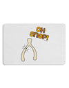 Oh Snap Wishbone - Thanksgiving 12 x 18 Placemat Set of 4 Placemats-Placemat-TooLoud-White-Davson Sales